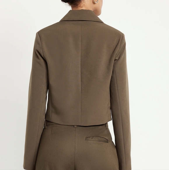 OLD NAVY Cropped two-button jacket [NWOT] - Picture 5 of 12